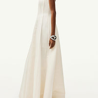 Aria White Bandeau Maxi Dress