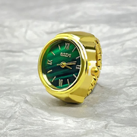 Bozhi - Green Marble Watch Ring