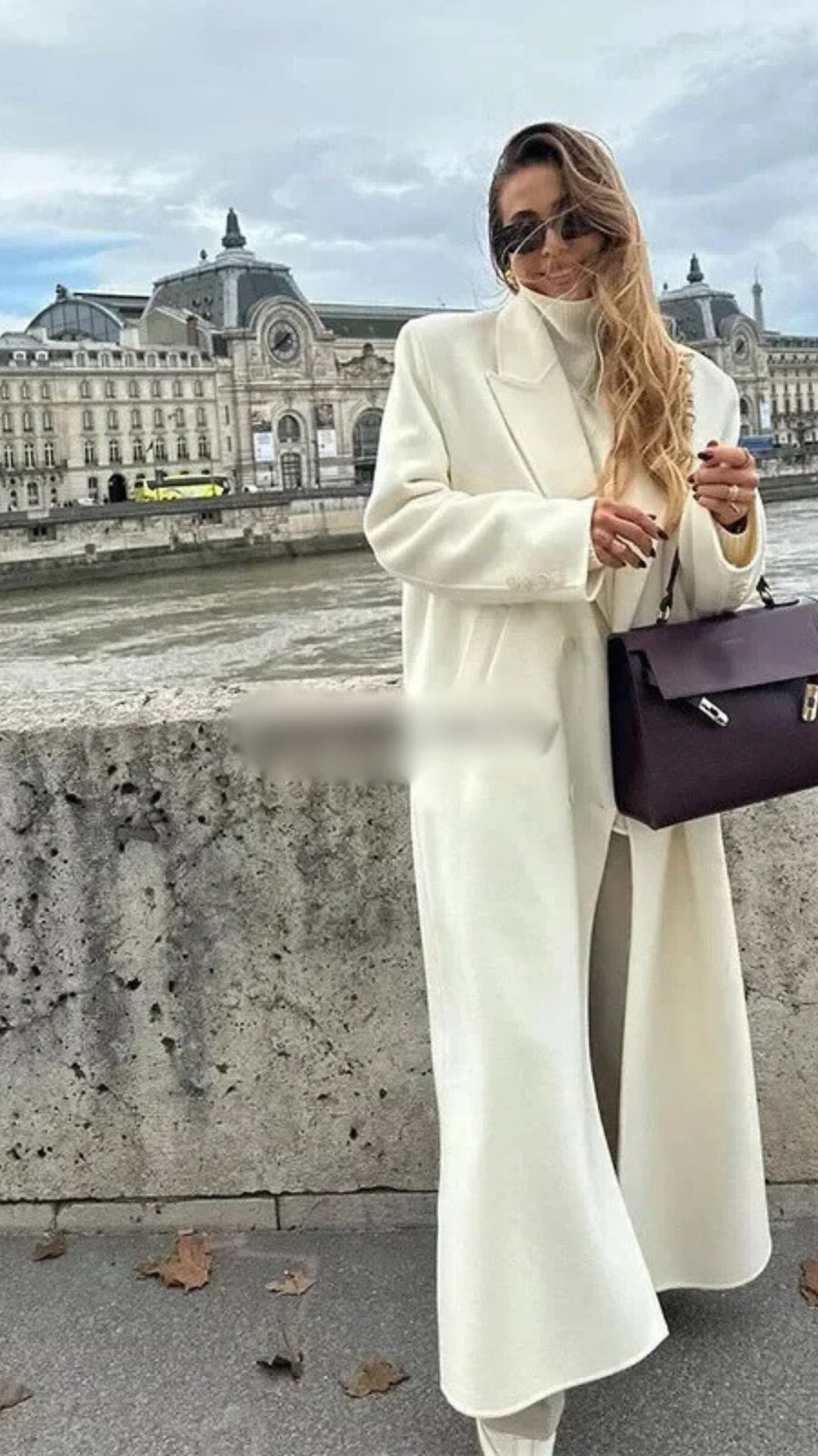 Terry - Wool blend oversized coat