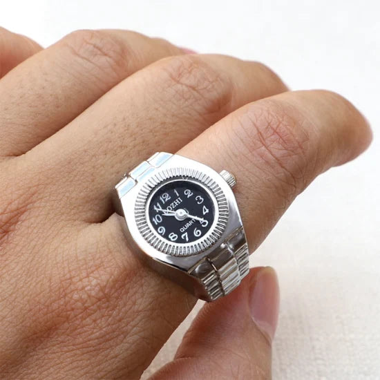 Bozhi - Circular Face Watch Ring