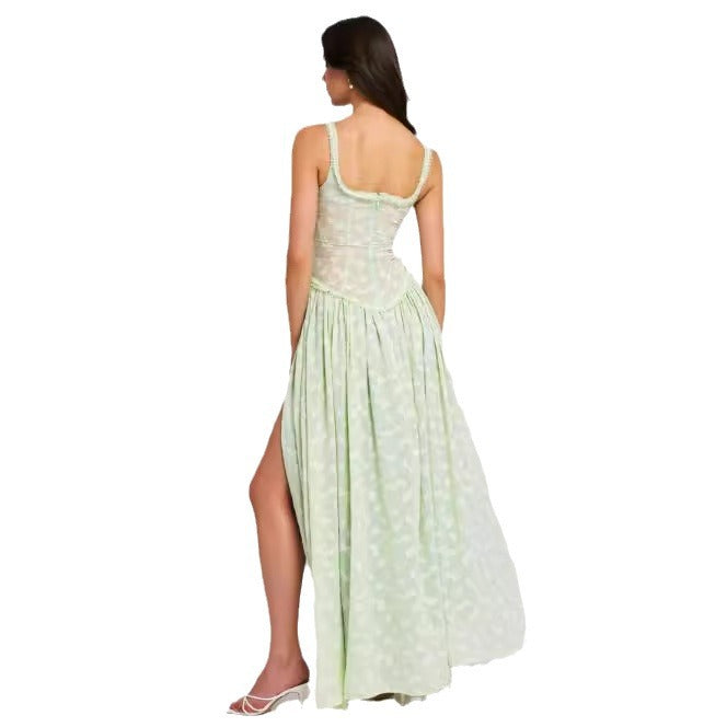 CELESTE PEARLESCENT DREAM JACQUARD MAXI