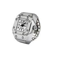 Bozhi - Square Face Watch Ring