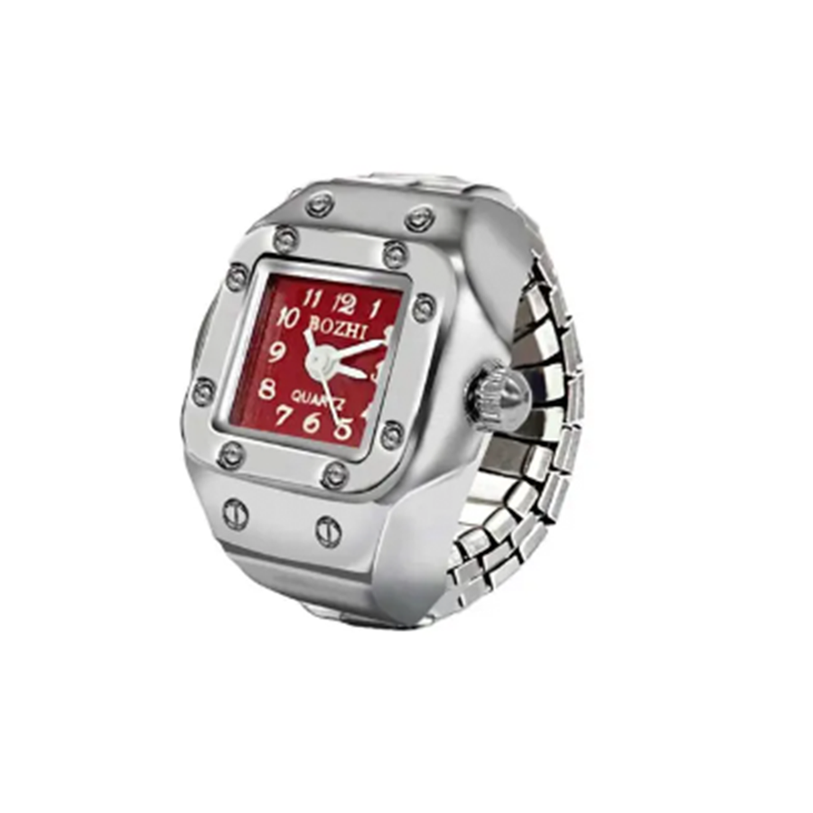 Bozhi - Square Face Watch Ring