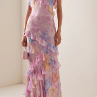 Anaelle - Dreamy maxi dress with ruffle details