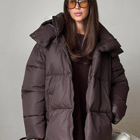 Elodie - Cosy puffer jacket with large hood