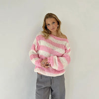 Anisa - Casual knitted striped jumper