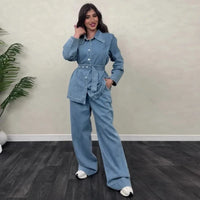 Denise - Denim two piece set