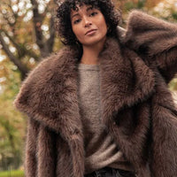 Anita - Faux fur coat