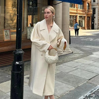 Carmina - Oversized wool blend coat