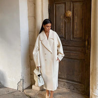 Carmina - Oversized wool blend coat