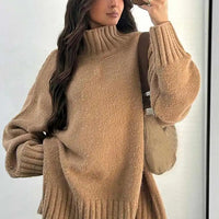 Claire - Cosy knitted turtle neck jumper