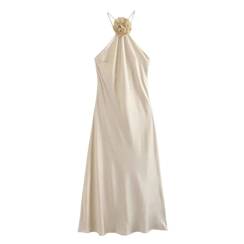 Berna - Elegant halter neck dress