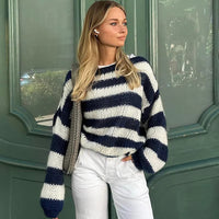 Anisa - Casual knitted striped jumper