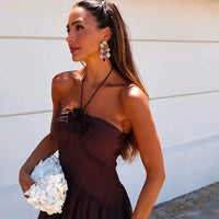 Yael - Elegant halter dress