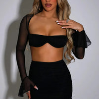 Whitney - Two piece set with bralette top