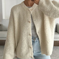 Taylor - Elegant cardigan with gold buttons