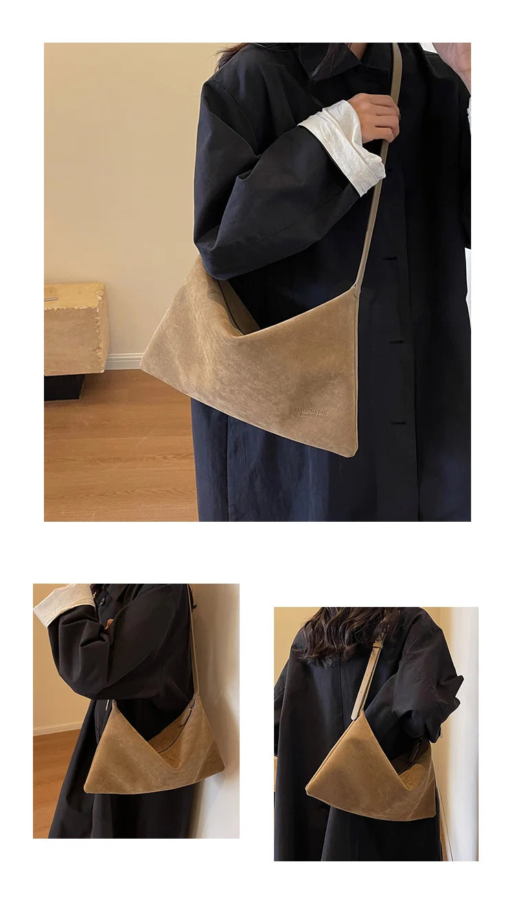 Salie - Vegan suede bag