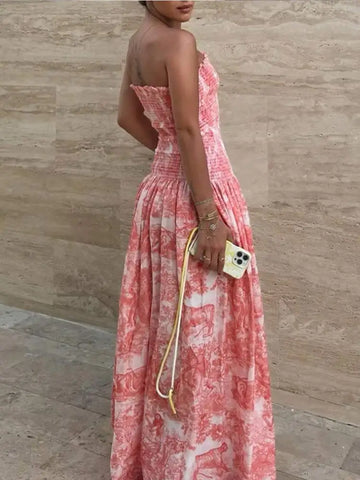 Maria Grazia - Elegant printed summer dress