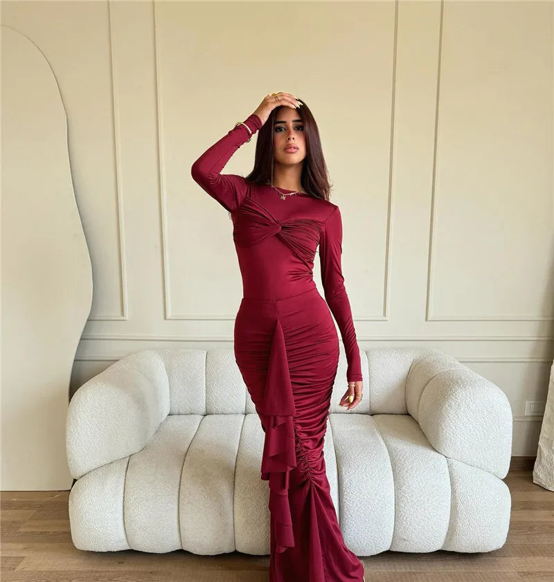 Cadisha - Draped body con dress