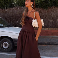 Yael - Elegant halter dress