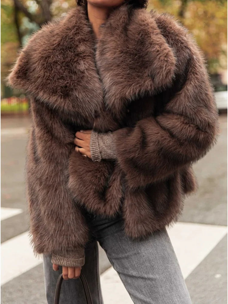 Anita - Faux fur coat