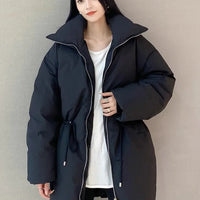 Skyler - Cosy puffer coat with waist cord