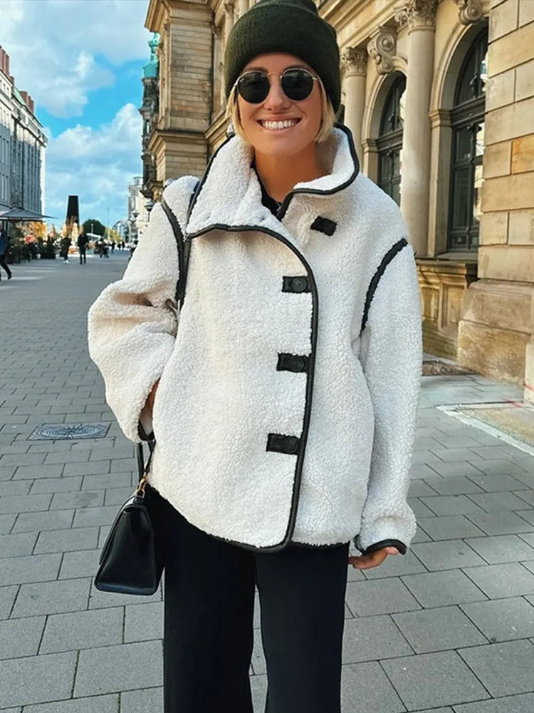 Brianna - Cosy fleece coat