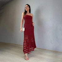 Yara - Fine knitted strapless dress