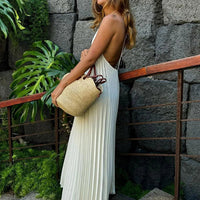 Susa - Pleated flowing summer dress