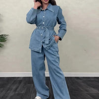 Denise - Denim two piece set