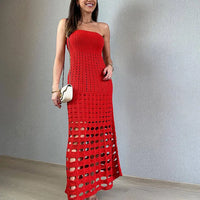 Yara - Fine knitted strapless dress