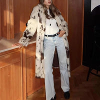 Emma - Long faux fur coat