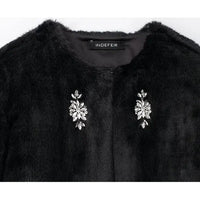 Nara - Embellished faux fur coat