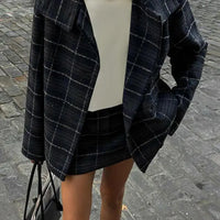 Jade Anna - Checkered jacket and shorts set