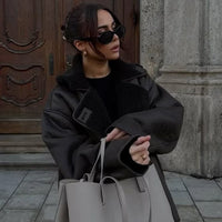 Rye - Lined oversized coat