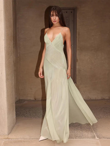 Jennifer - Backless flowing dress