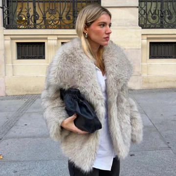 Elle - Faux fur coat