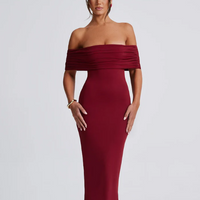 Kate - Off shoulder flattering dress