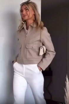 Paula - Elegant zipper jacket