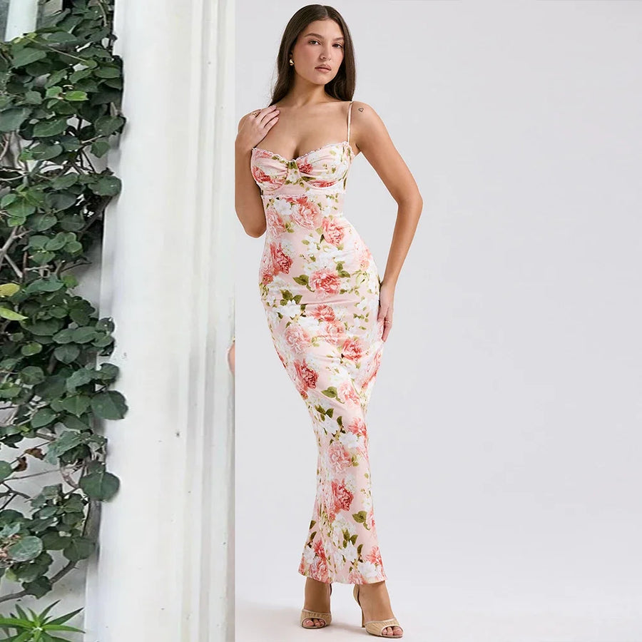 Sharone - Romantic floral maxi dress