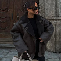 Rye - Lined oversized coat