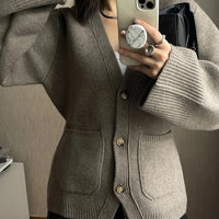 Dahlia - Structured knitted cardigan