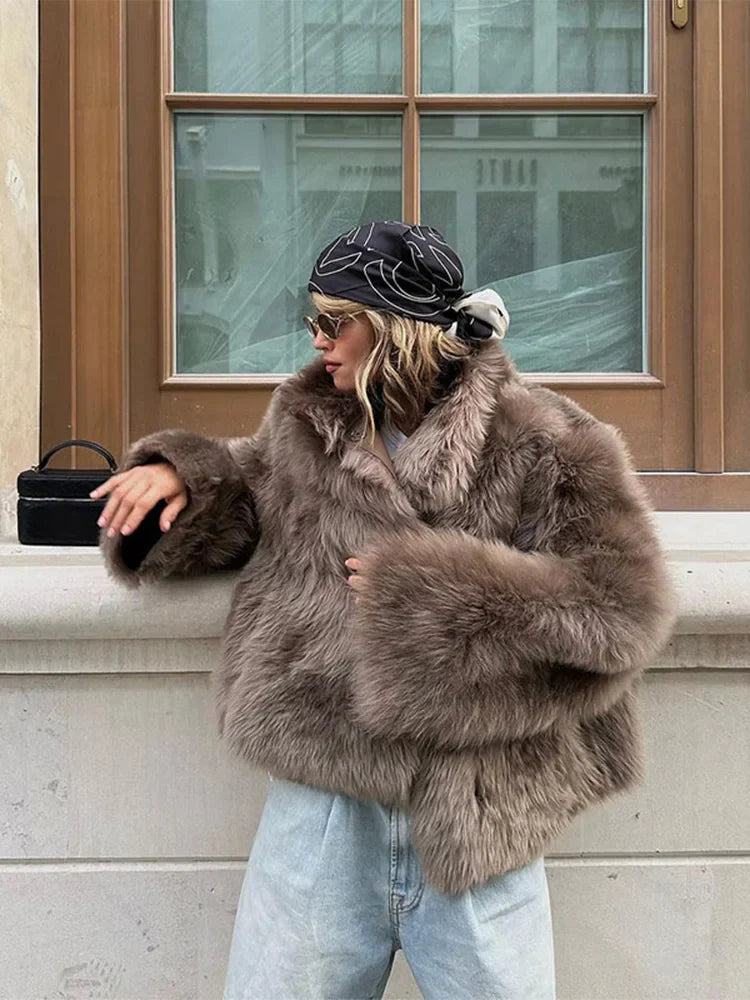 Anita - Faux fur coat