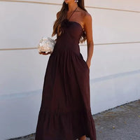 Yael - Elegant halter dress