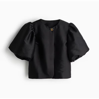 Mila - Poplin puff sleeve blouse