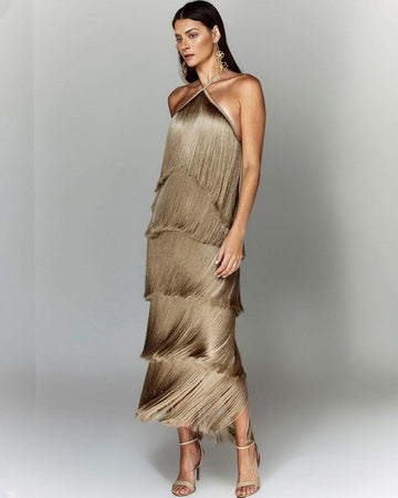 Isabella-Chic Drape Gown