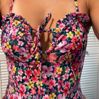 Angela - Flower printed swimsuit