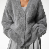 Karala - Mohair blend V-neck cardigan