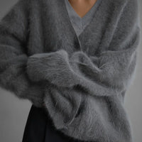 Karala - Mohair blend V-neck cardigan